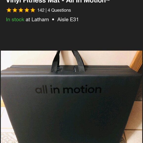 ISO(in search of) all in motion vynl floor mat. - Picture 2 of 2